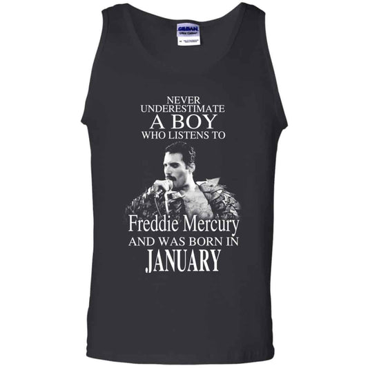 
	A Boy Who Listens To Freddie Mercury And Was Born In January T-Shirts, Hoodie, Tank