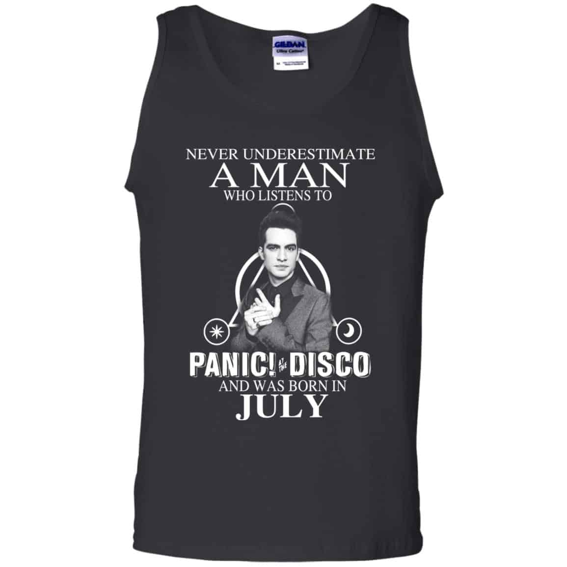 A Man Who Listens To Panic at the Disco And Was Born In July T-Shirts, Hoodie, Tank