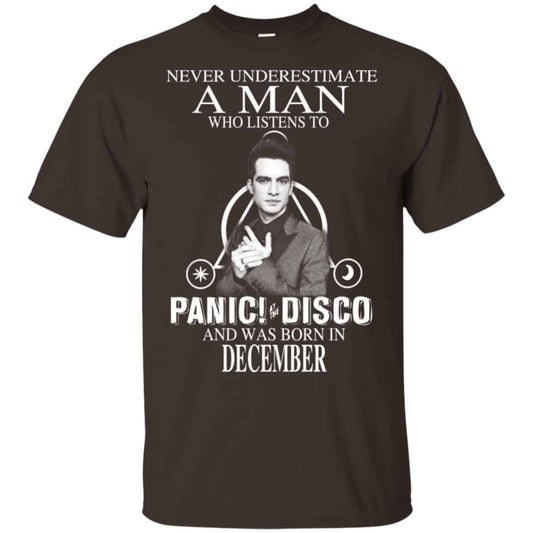 A Man Who Listens To Panic at the Disco And Was Born In December T-Shirts, Hoodie, Tank
