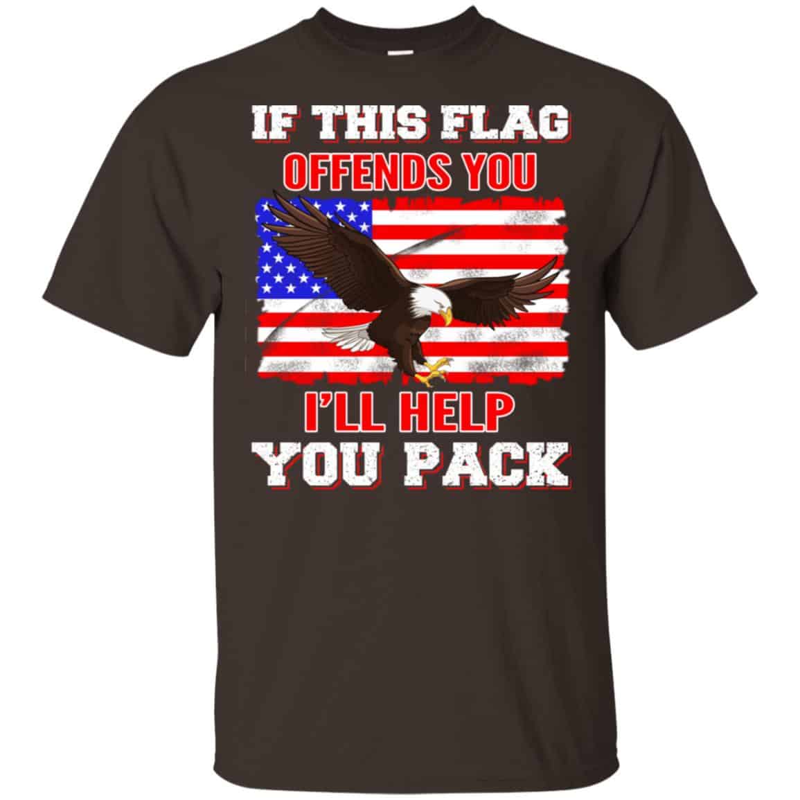 If This Flag Offends You I’ll Help You Pack Shirt, Hoodie, Tank