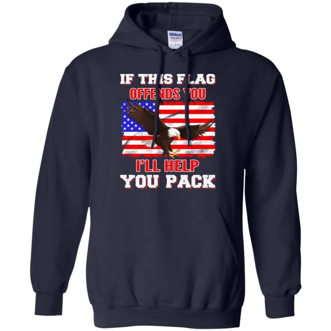 If This Flag Offends You I’ll Help You Pack Shirt, Hoodie, Tank