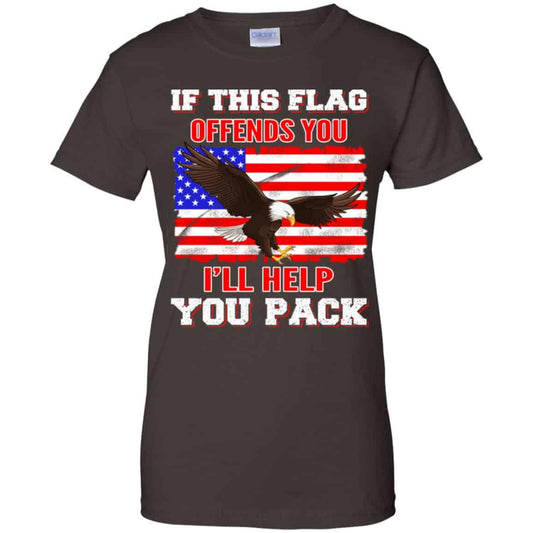 If This Flag Offends You I’ll Help You Pack Shirt, Hoodie, Tank