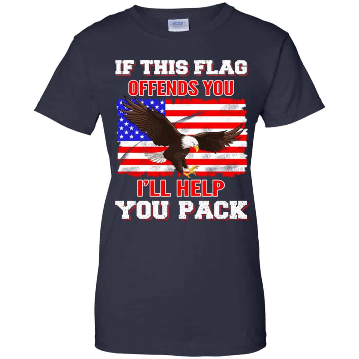 If This Flag Offends You I’ll Help You Pack Shirt, Hoodie, Tank