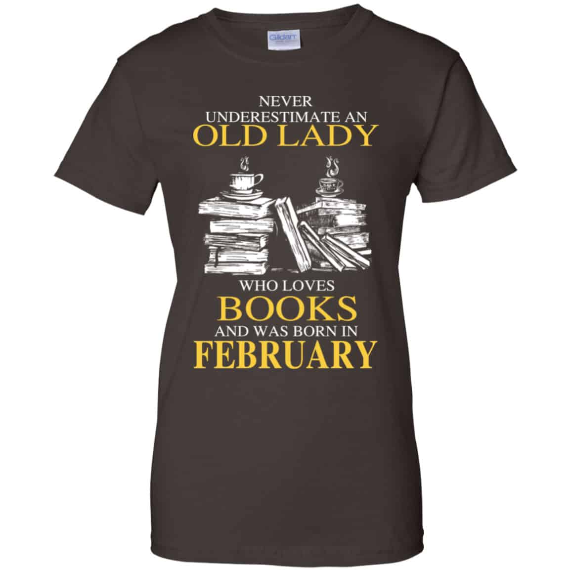 An Old Lady Who Loves Books And Was Born In February Shirt, Hoodie, Tank