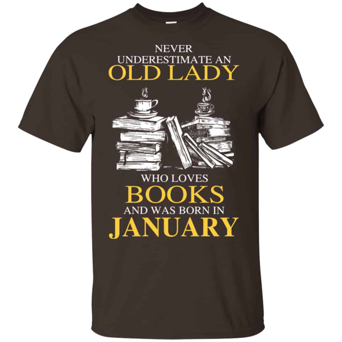 An Old Lady Who Loves Books And Was Born In January Shirt, Hoodie, Tank