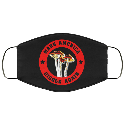 
	Make America Giggle Agian Mushrooms Face Mask