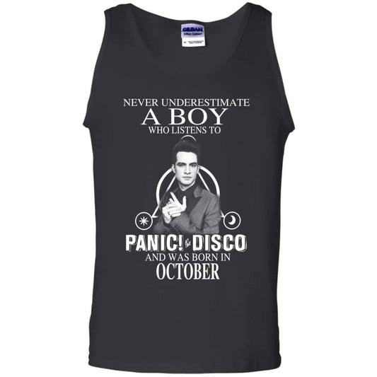 
	A Boy Who Listens To Panic at the Disco And Was Born In October T-Shirts, Hoodie, Tank