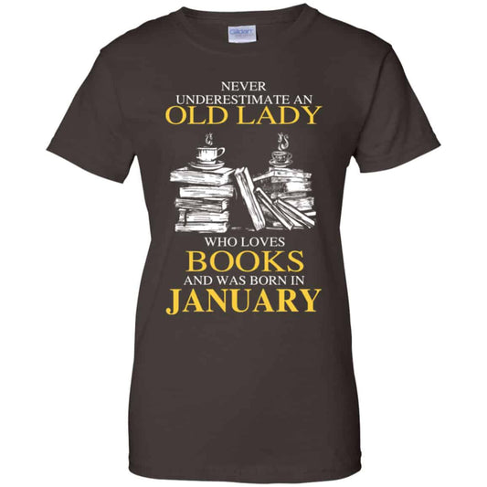 An Old Lady Who Loves Books And Was Born In January Shirt, Hoodie, Tank