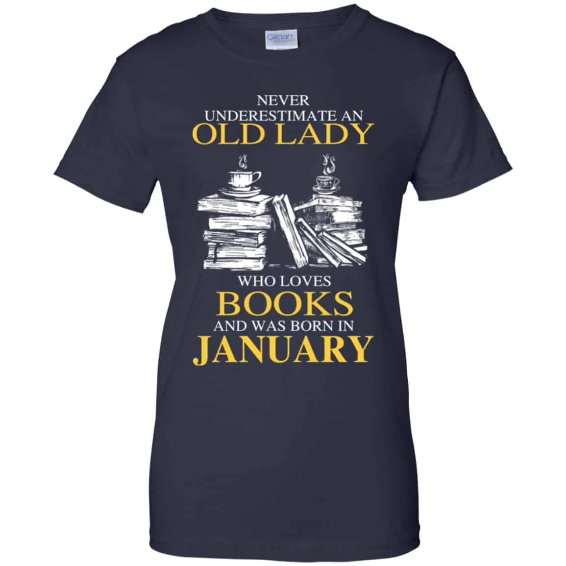 An Old Lady Who Loves Books And Was Born In January Shirt, Hoodie, Tank
