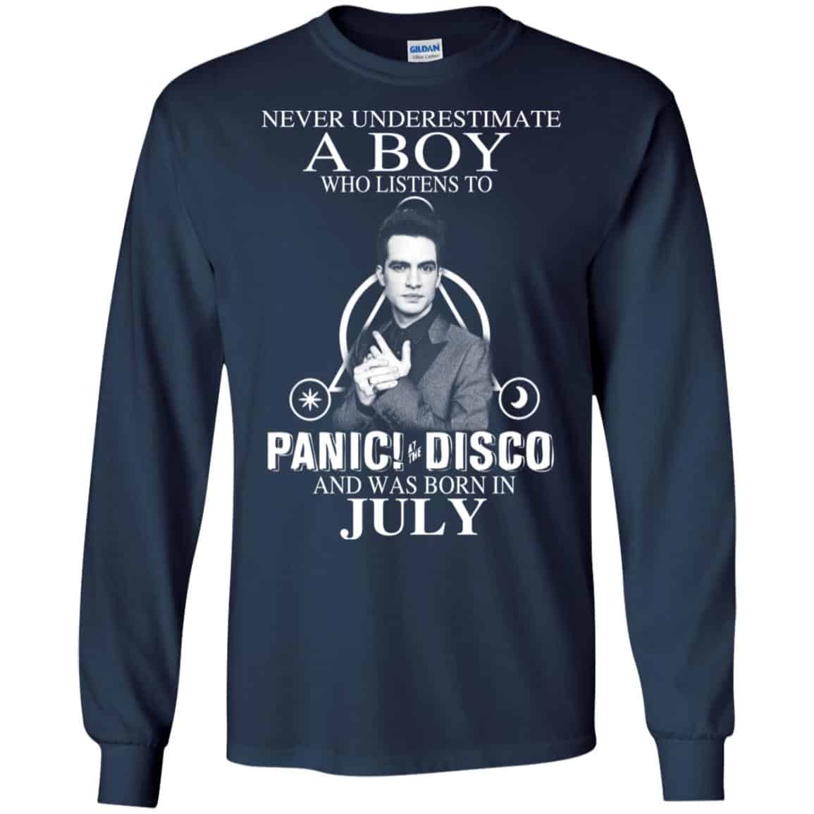 A Boy Who Listens To Panic at the Disco And Was Born In July T-Shirts, Hoodie, Tank