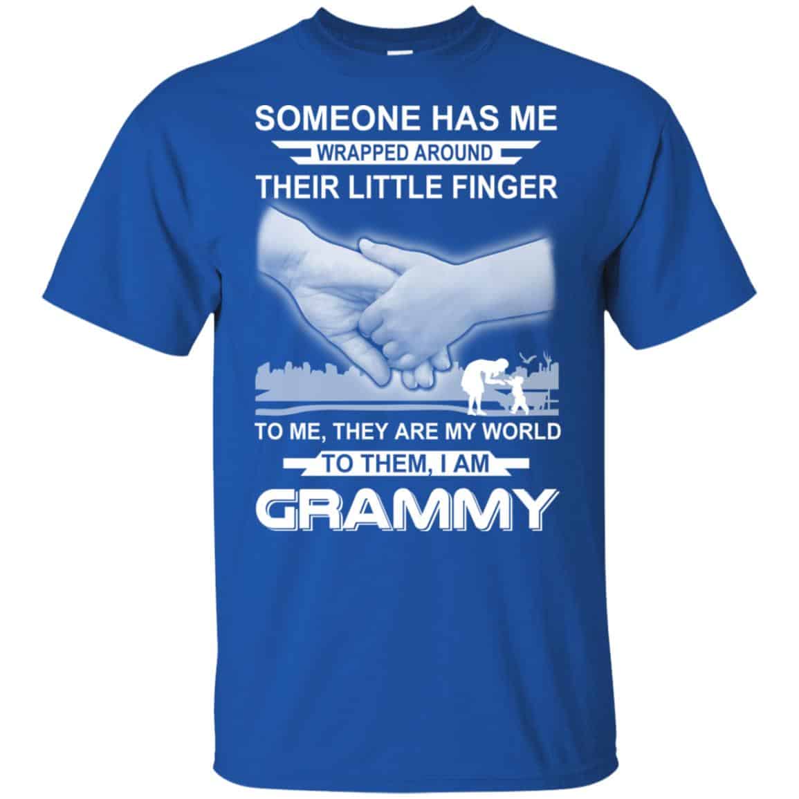Someone Has Me Wrapped Around Their Little Finger To Me, I Am Grammy T-Shirts, Hoodie, Tank