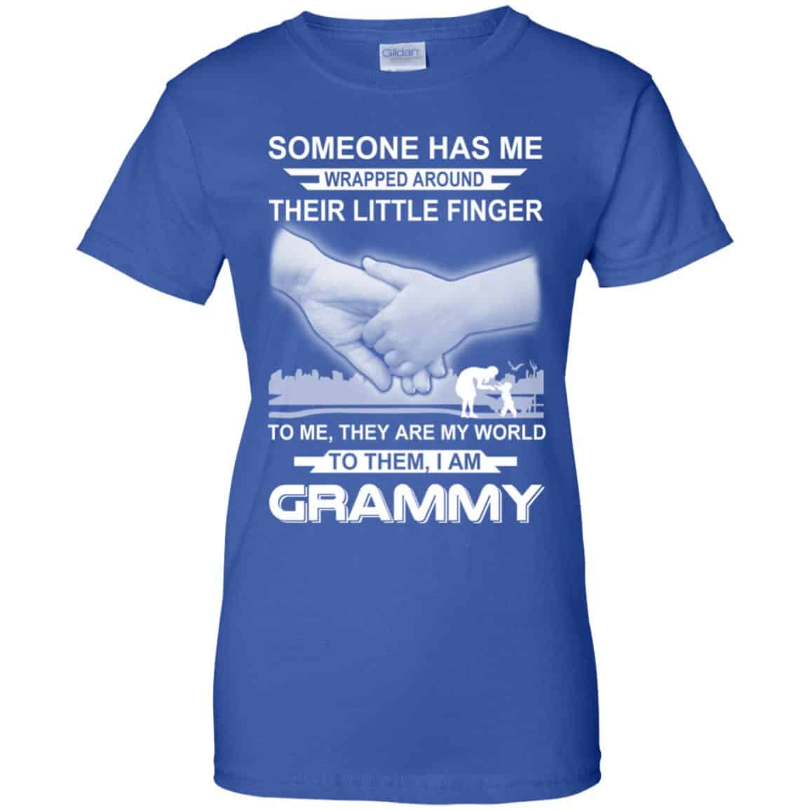 Someone Has Me Wrapped Around Their Little Finger To Me, I Am Grammy T-Shirts, Hoodie, Tank