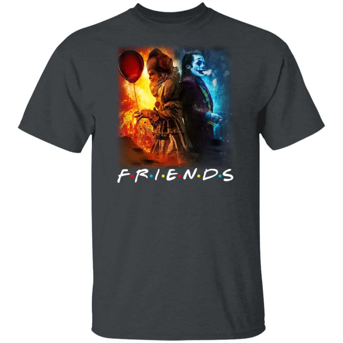 Joker And Pennywise Friends Shirt, Hoodie, Tank