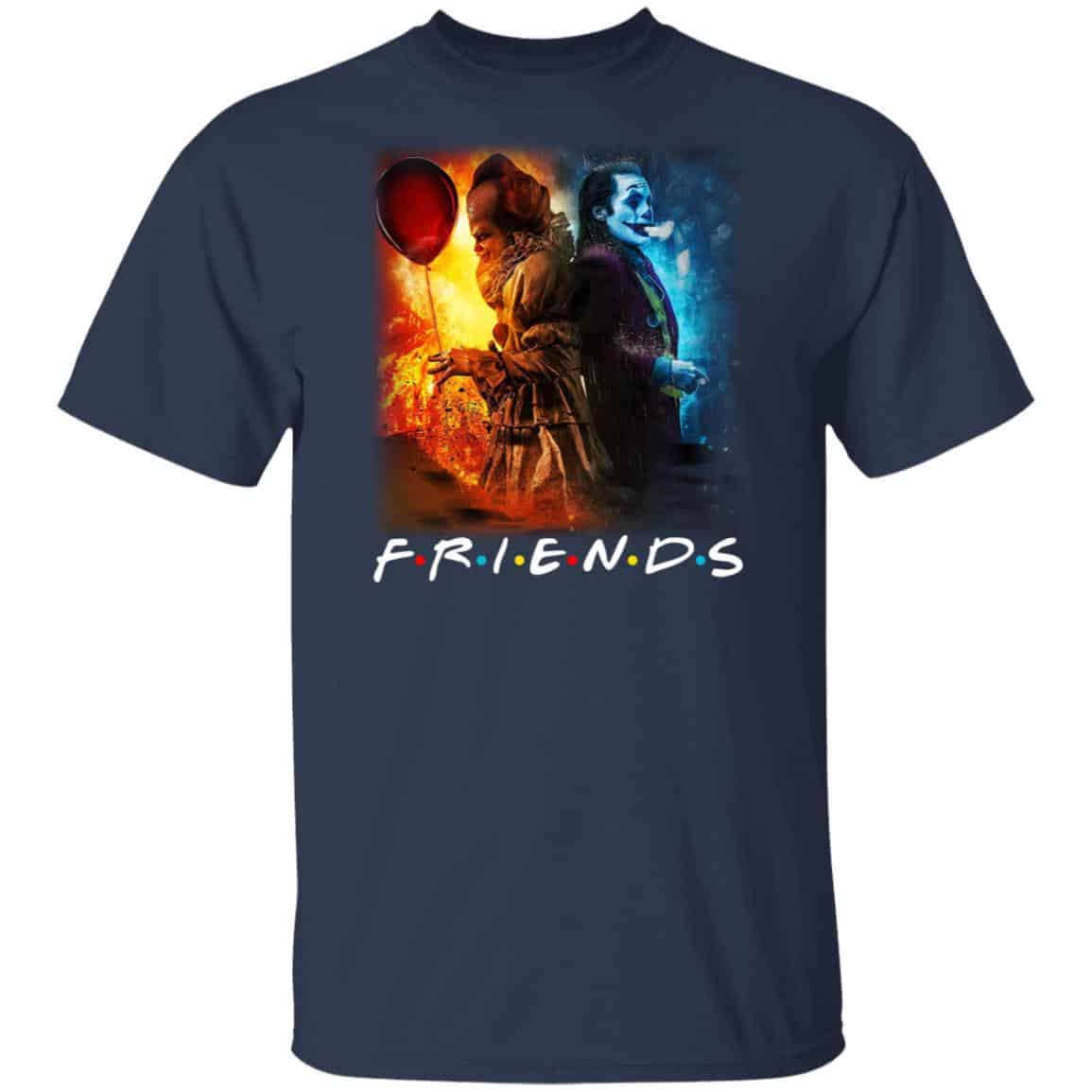 Joker And Pennywise Friends Shirt, Hoodie, Tank