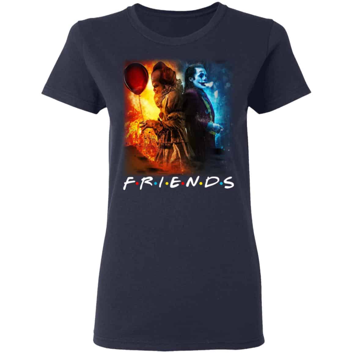 Joker And Pennywise Friends Shirt, Hoodie, Tank