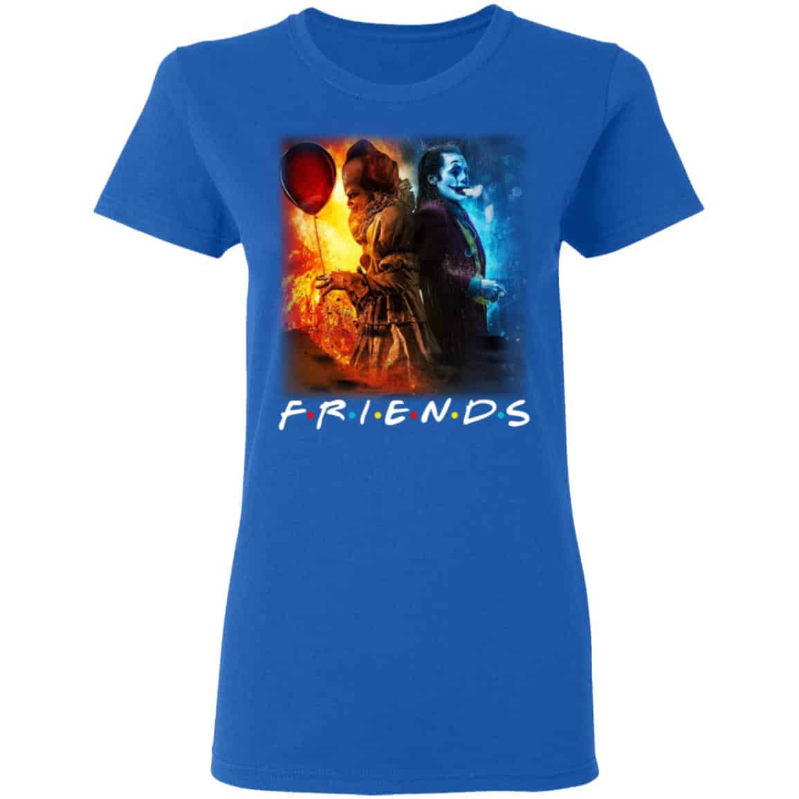 Joker And Pennywise Friends Shirt, Hoodie, Tank