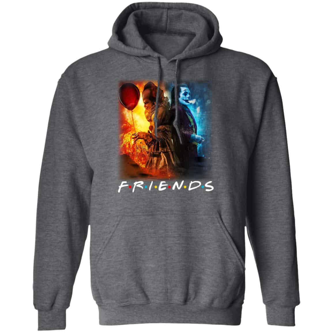 Joker And Pennywise Friends Shirt, Hoodie, Tank