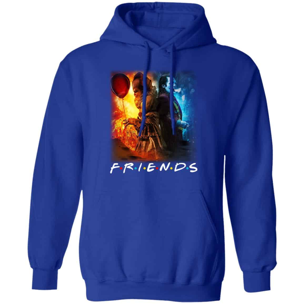 Joker And Pennywise Friends Shirt, Hoodie, Tank