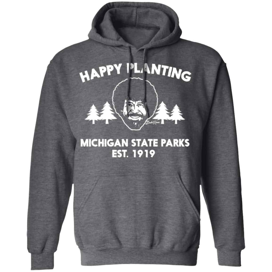 Bob Ross Happy Planting Michigan State Parks DNR Shirt, Hoodie, Tank