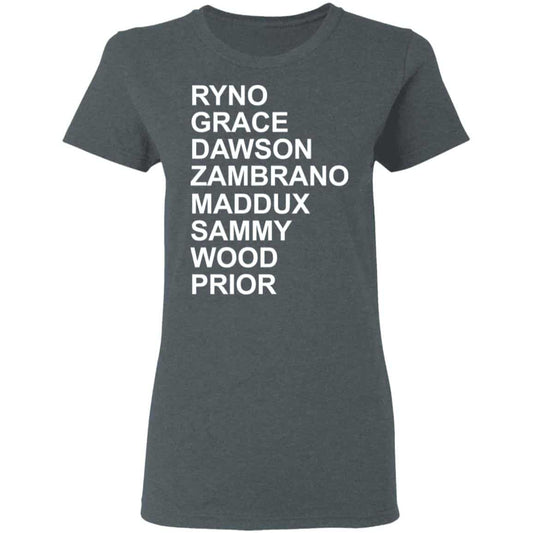
	Ryno Grace Dawson Zambrano Maddux Sammy Wood Prior Shirt, Hoodie, Tank