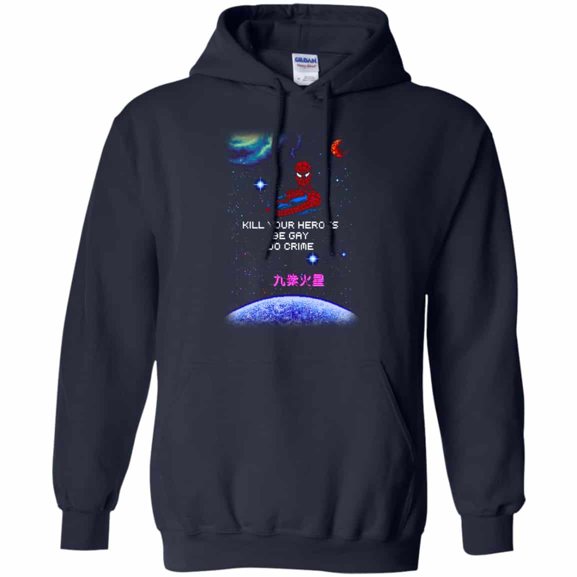 Spider Man Kill Your Heroes Be Gay Do Crime Shirt, Hoodie, Tank