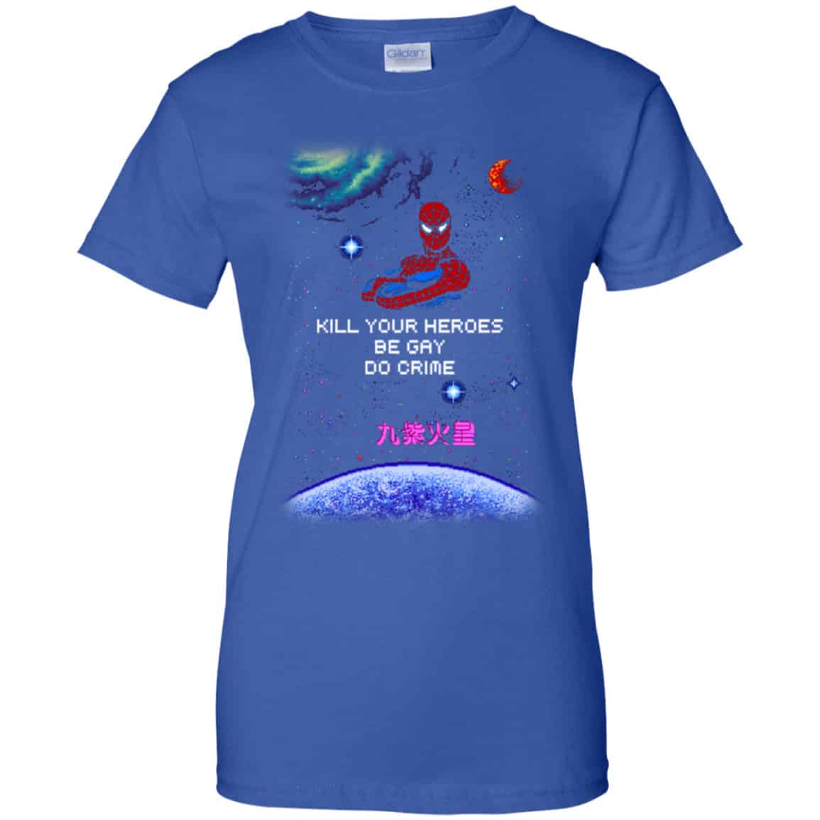 Spider Man Kill Your Heroes Be Gay Do Crime Shirt, Hoodie, Tank