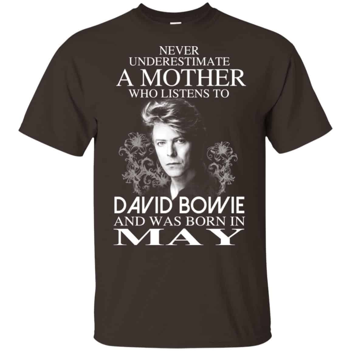 A Mother Who Listens To David Bowie And Was Born In May T-Shirts, Hoodie, Tank