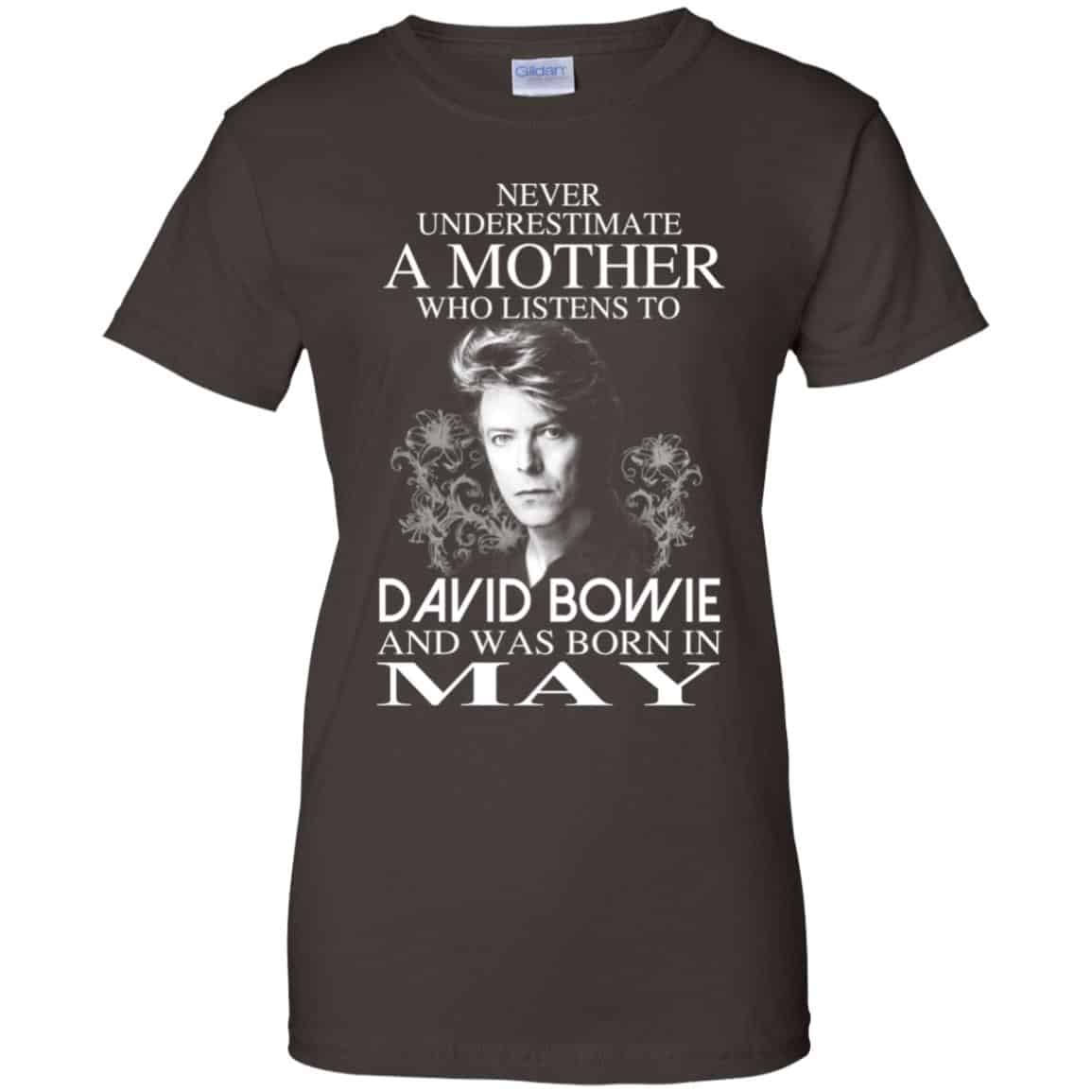 A Mother Who Listens To David Bowie And Was Born In May T-Shirts, Hoodie, Tank