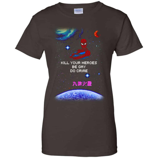 Spider Man Kill Your Heroes Be Gay Do Crime Shirt, Hoodie, Tank