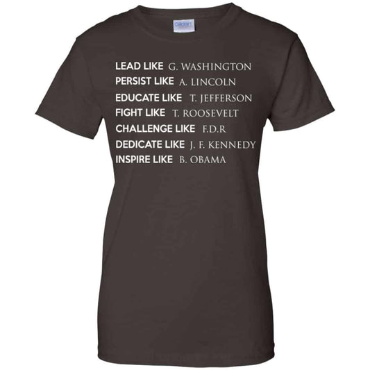 Lead Like G. Washington Persist Like A. Lincoln Shirt, Hoodie, Tank