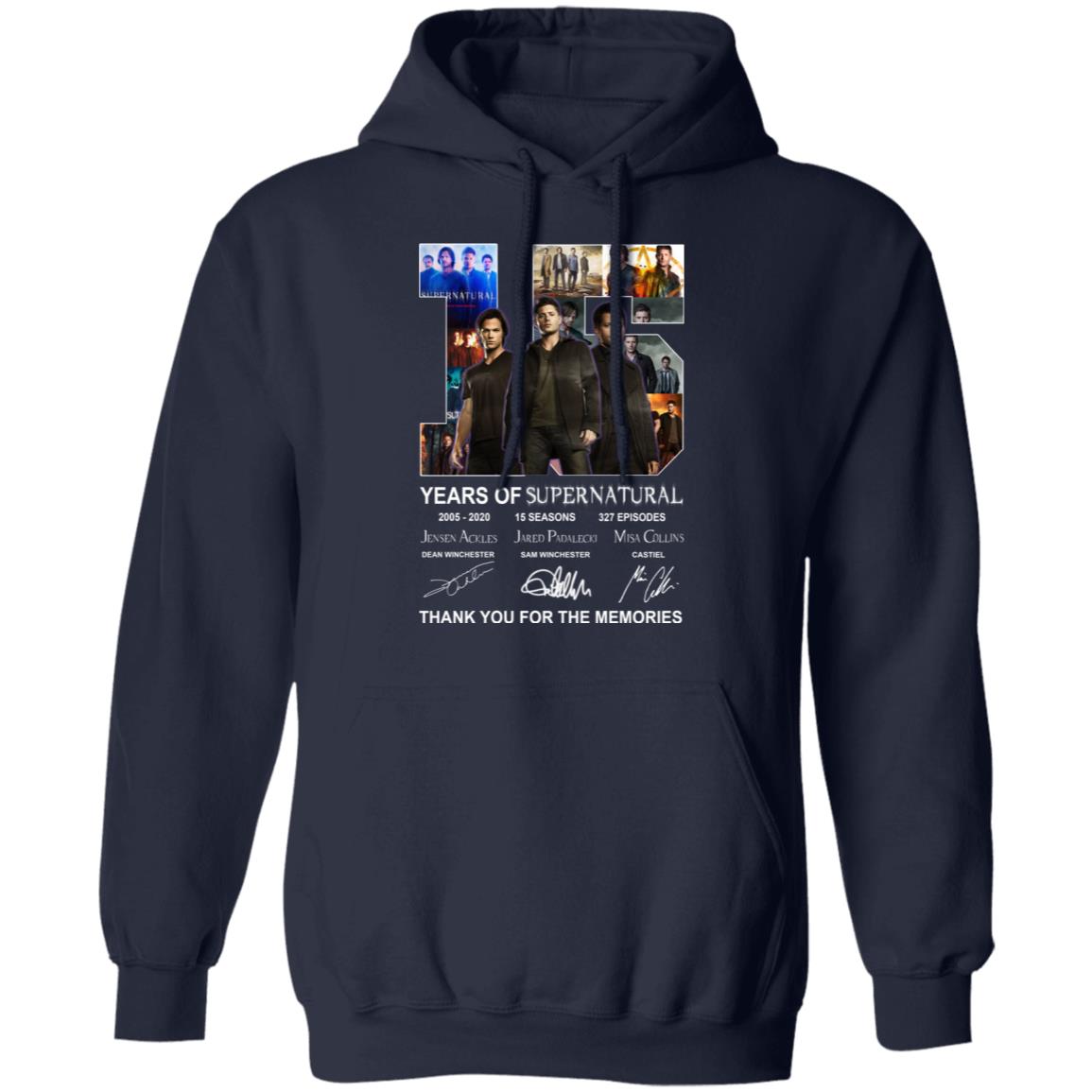 15 Years Of Supernatural Thank You For My Memories Shirt, Hoodie, Tank