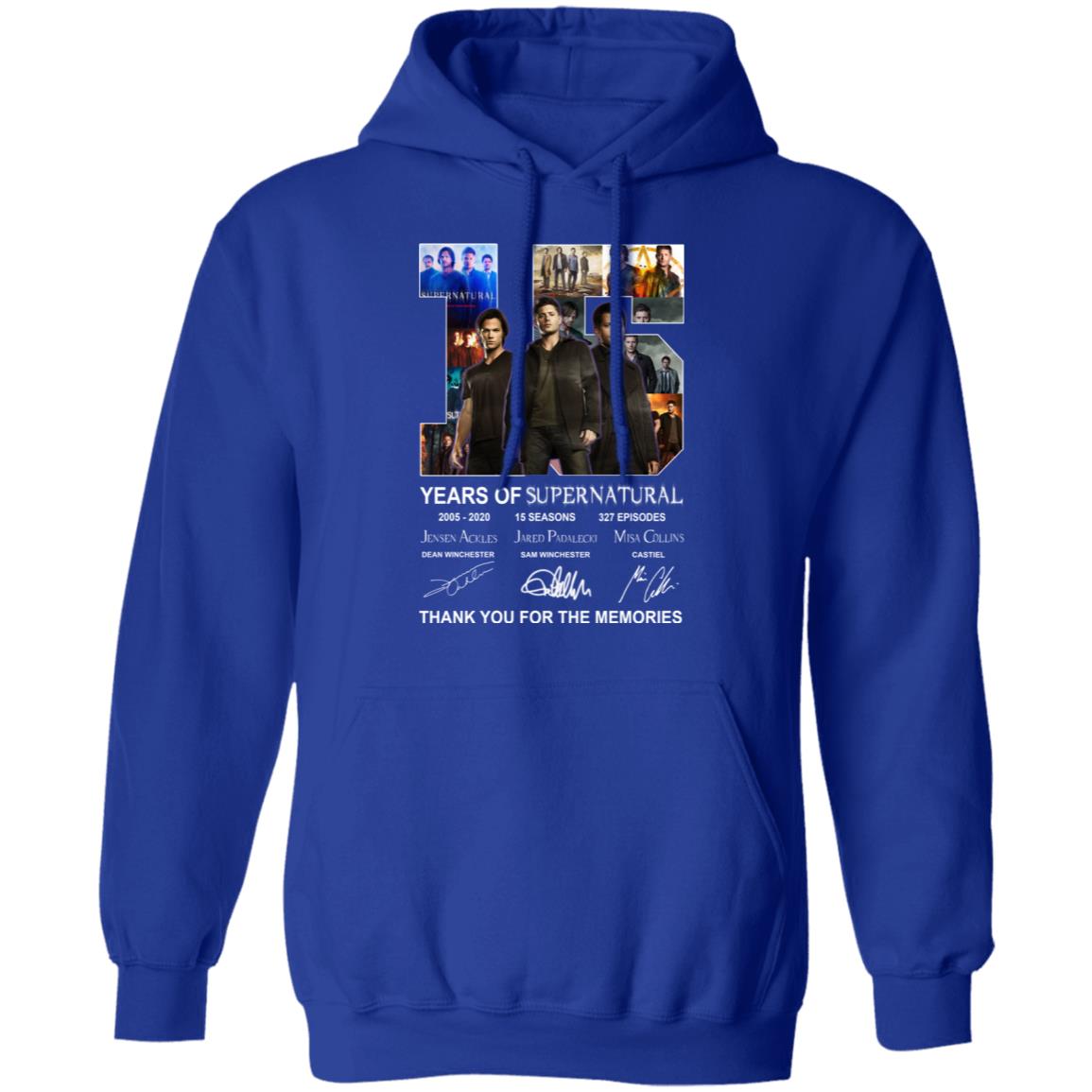 15 Years Of Supernatural Thank You For My Memories Shirt, Hoodie, Tank