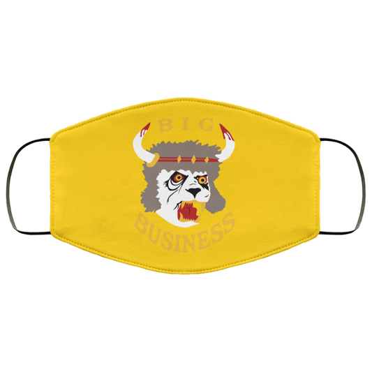 Big Business Official Merch Horns Face Mask