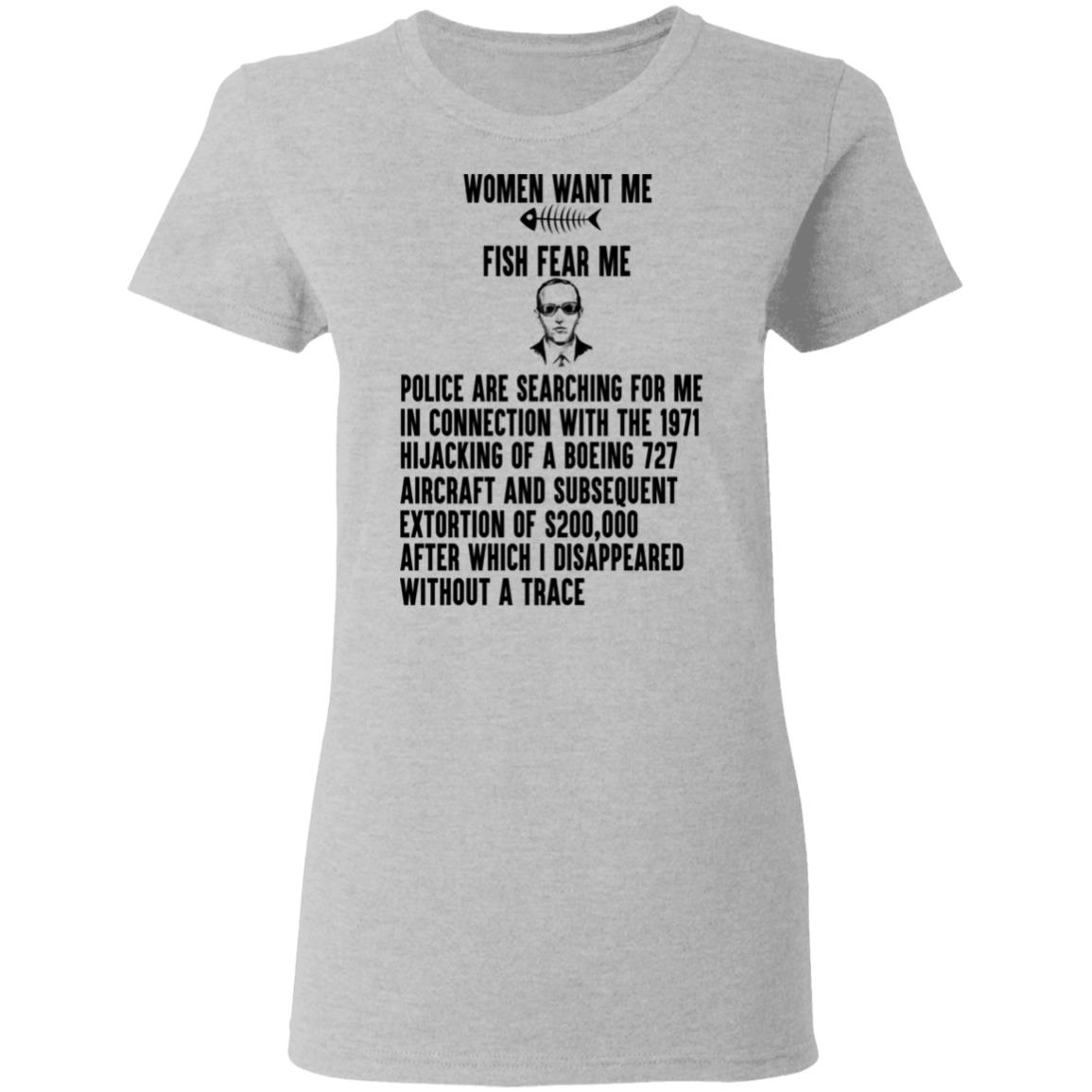 Women Want Me Fish Fear Me Shirt, Hoodie, Tank