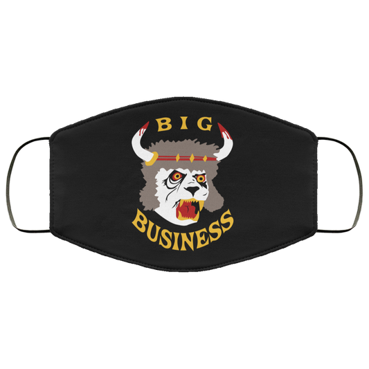 
	Big Business Official Merch Horns Face Mask