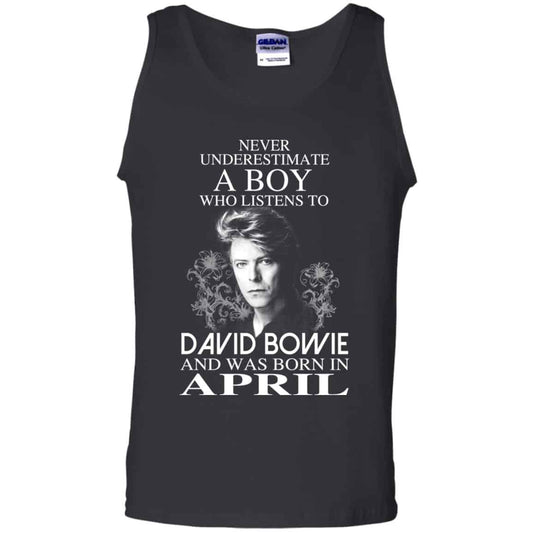 
	A Boy Who Listens To David Bowie And Was Born In April T-Shirts, Hoodie, Tank
