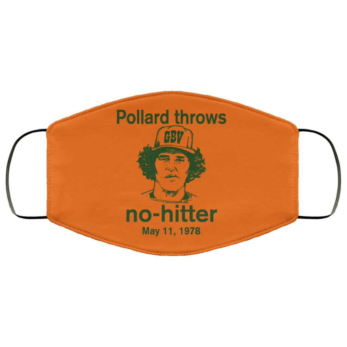 Pollard Throws No-Hitter May 11, 1978 Face Mask