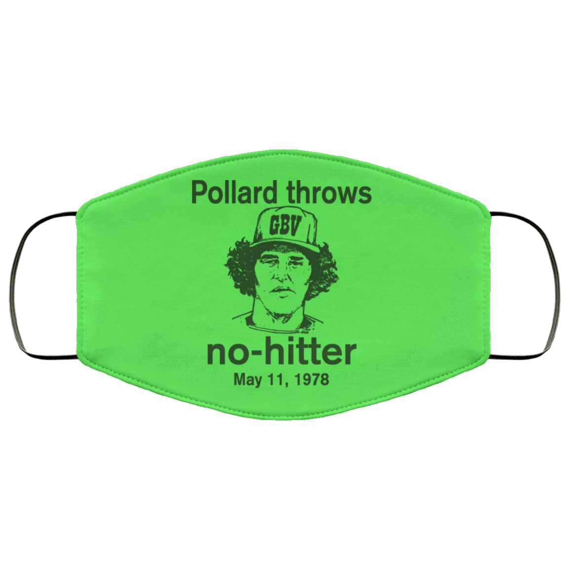 Pollard Throws No-Hitter May 11, 1978 Face Mask