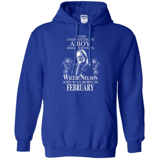 
	A Boy Who Listens To Willie Nelson And Was Born In February T-Shirts, Hoodie, Tank