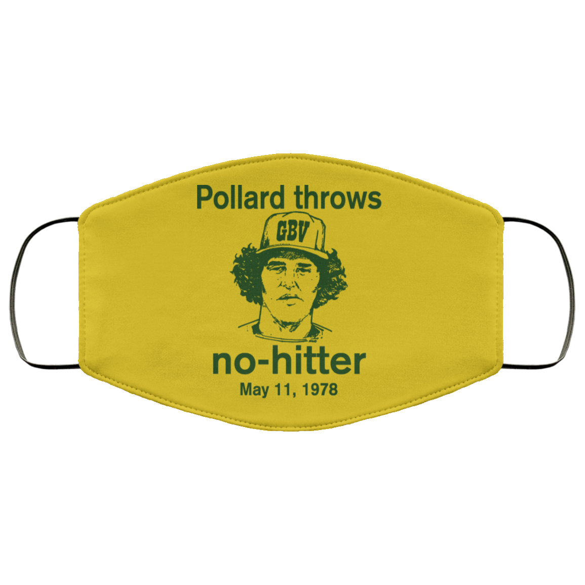 Pollard Throws No-Hitter May 11, 1978 Face Mask