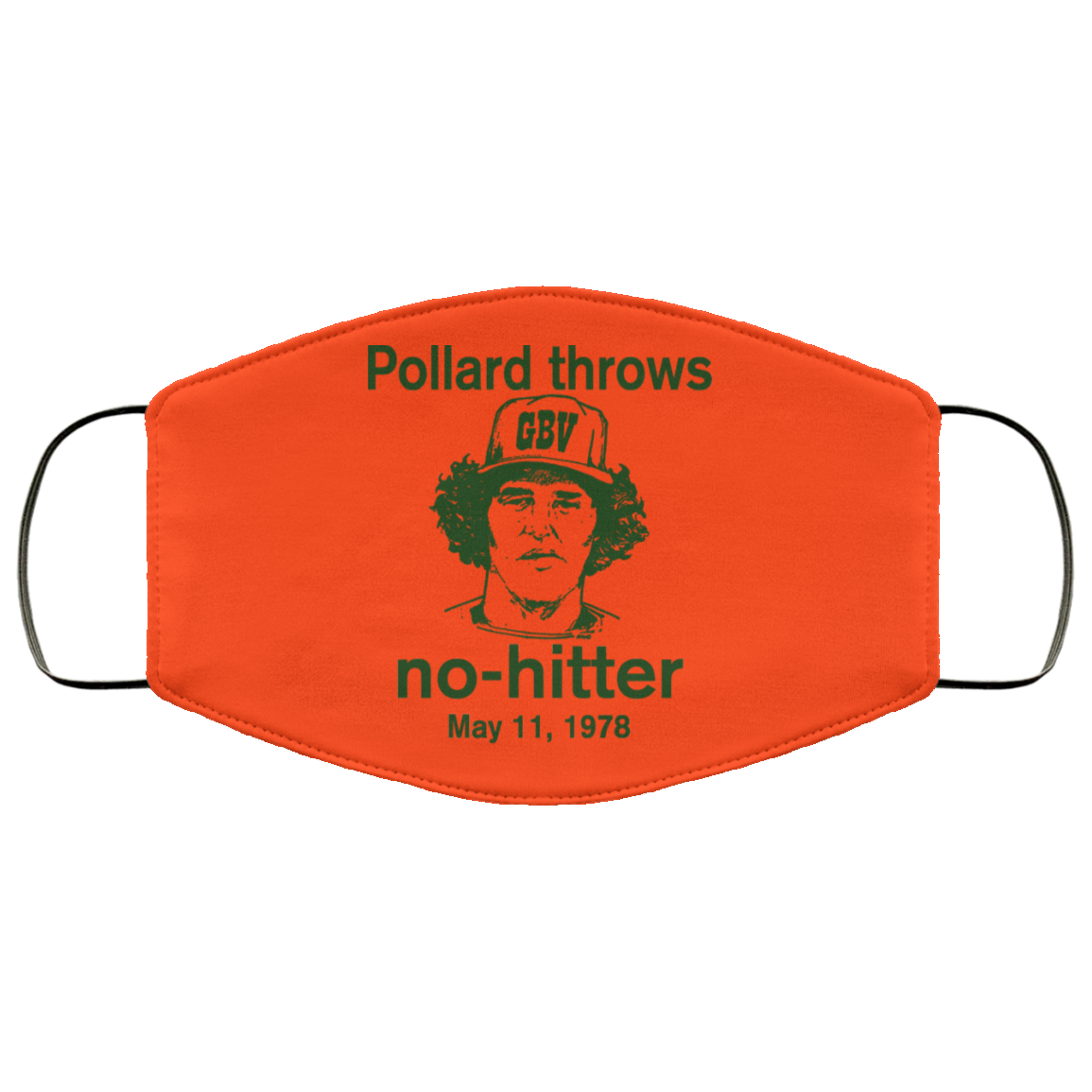 Pollard Throws No-Hitter May 11, 1978 Face Mask