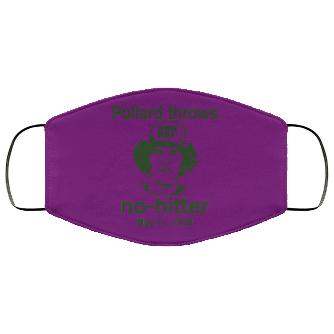 Pollard Throws No-Hitter May 11, 1978 Face Mask