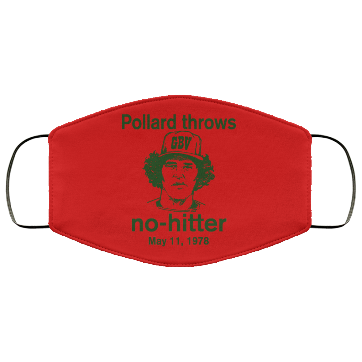 Pollard Throws No-Hitter May 11, 1978 Face Mask
