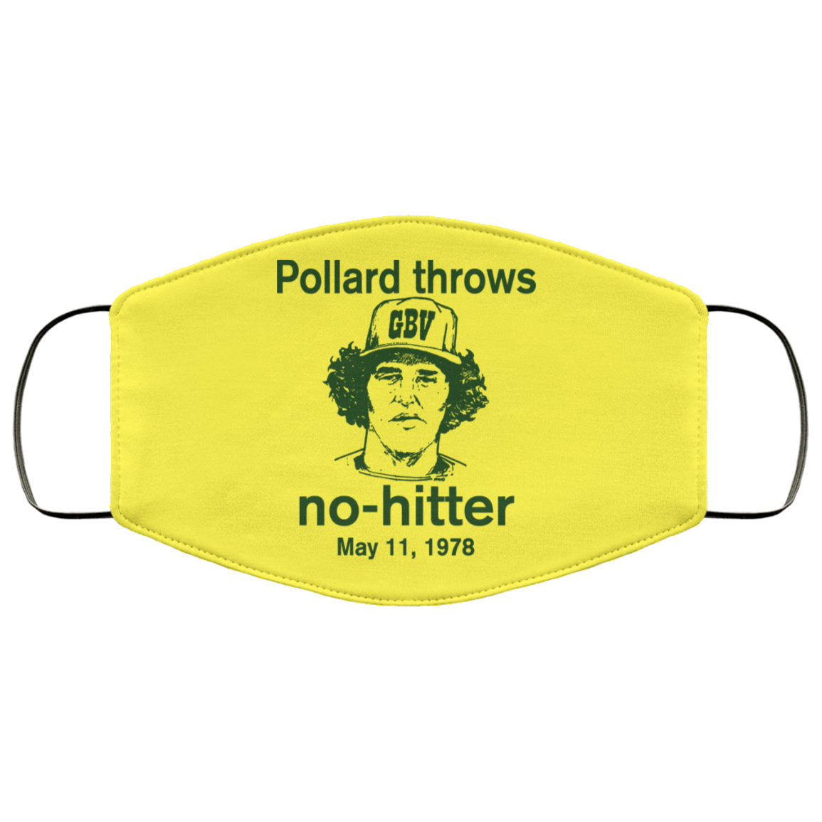 Pollard Throws No-Hitter May 11, 1978 Face Mask
