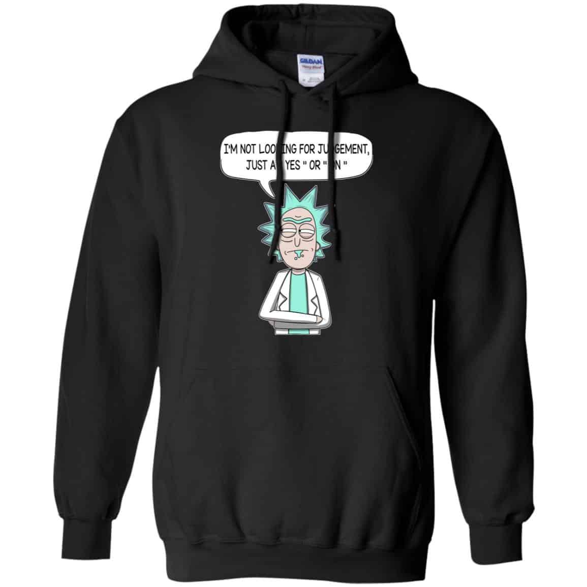 I’m Not Looking For Judgement Just A Yes Or On Rick And Morty Shirt, Hoodie, Tank