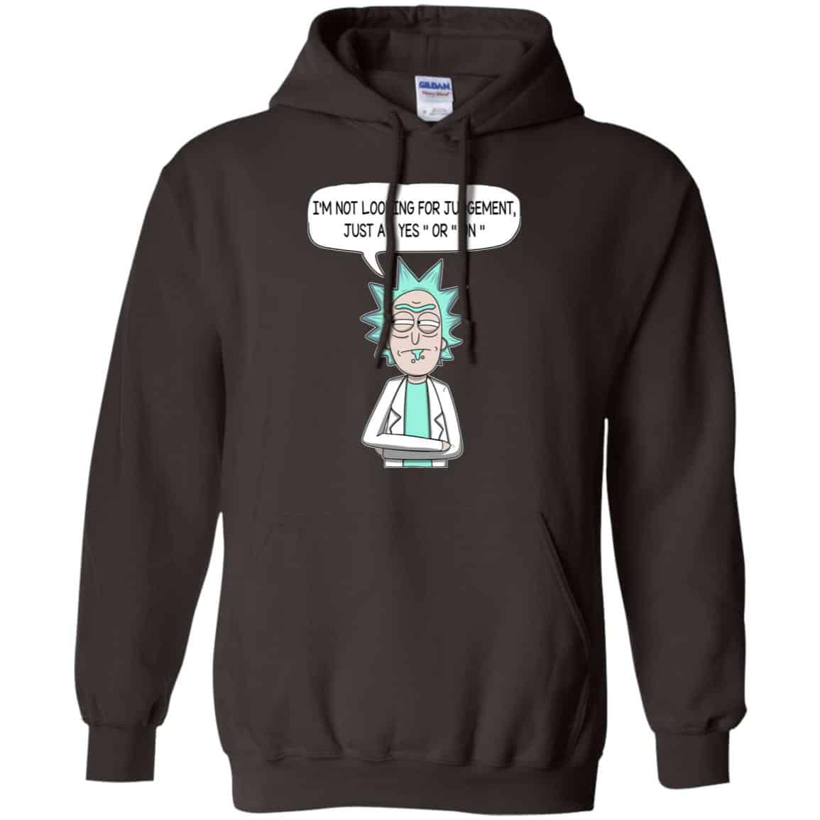 I’m Not Looking For Judgement Just A Yes Or On Rick And Morty Shirt, Hoodie, Tank