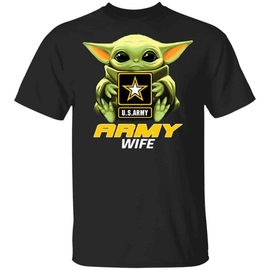 Baby Yoda Hug Us Army Wife Shirt, Hoodie, Tank