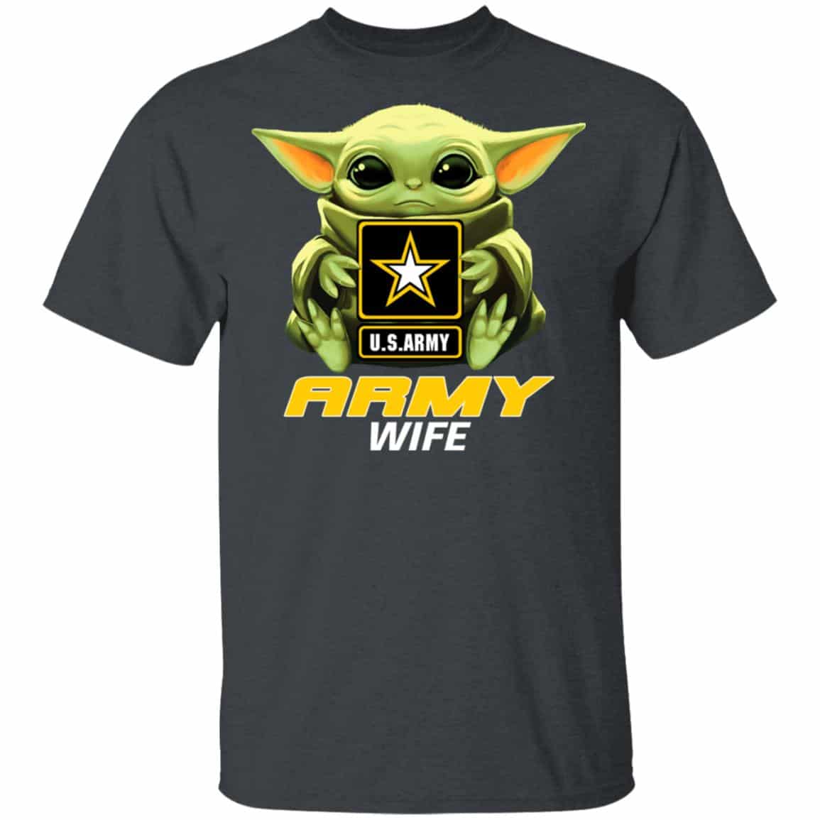 Baby Yoda Hug Us Army Wife Shirt, Hoodie, Tank