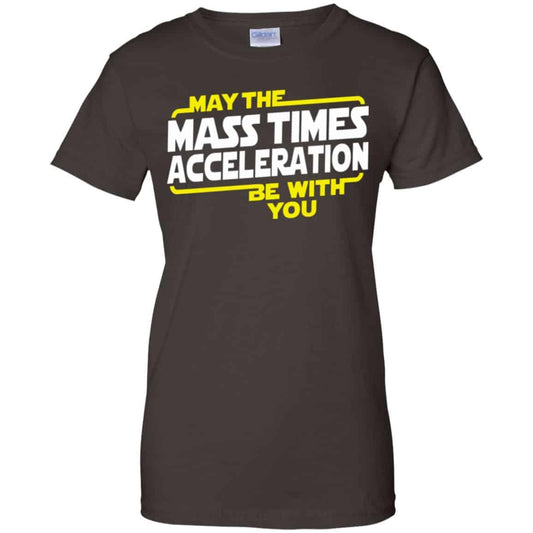 May The Mass Acceleration Be With You Shirt, Hoodie, Tank