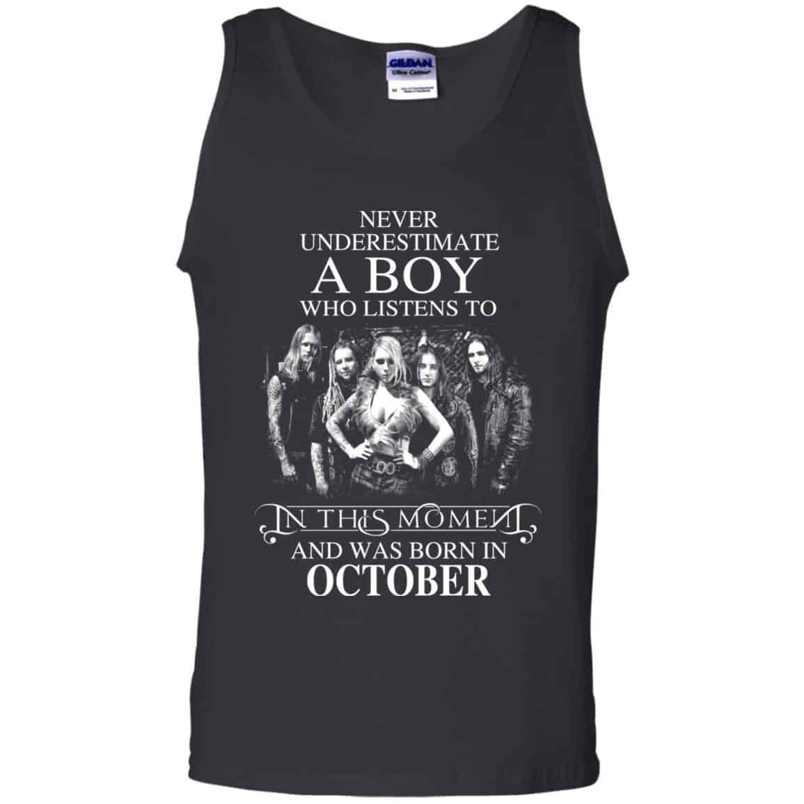 
	A Boy Who Listens To In This Moment And Was Born In October T-Shirts, Hoodie, Tank